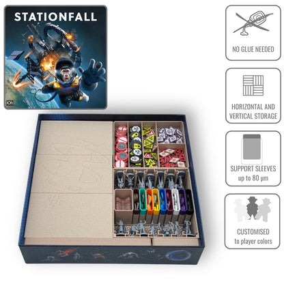 Stationfall - board game insert