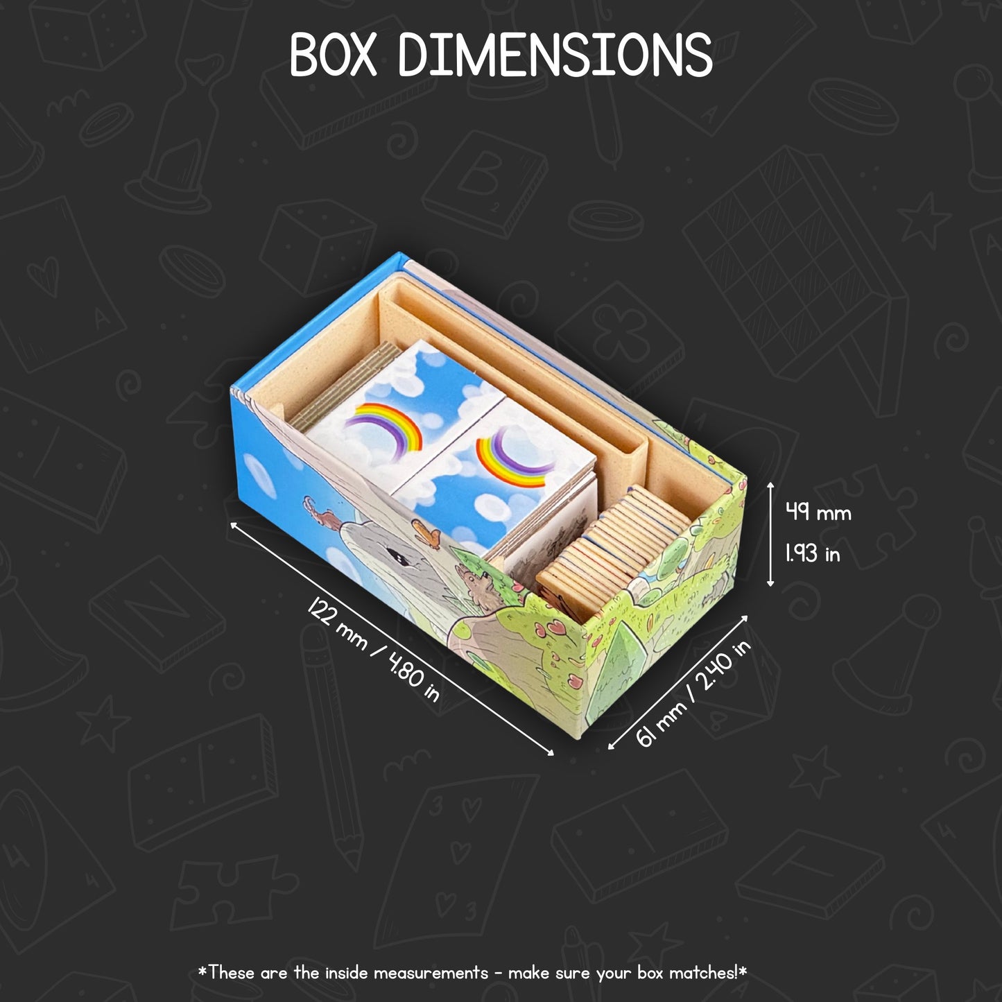 Stezky - insert do deskové hry