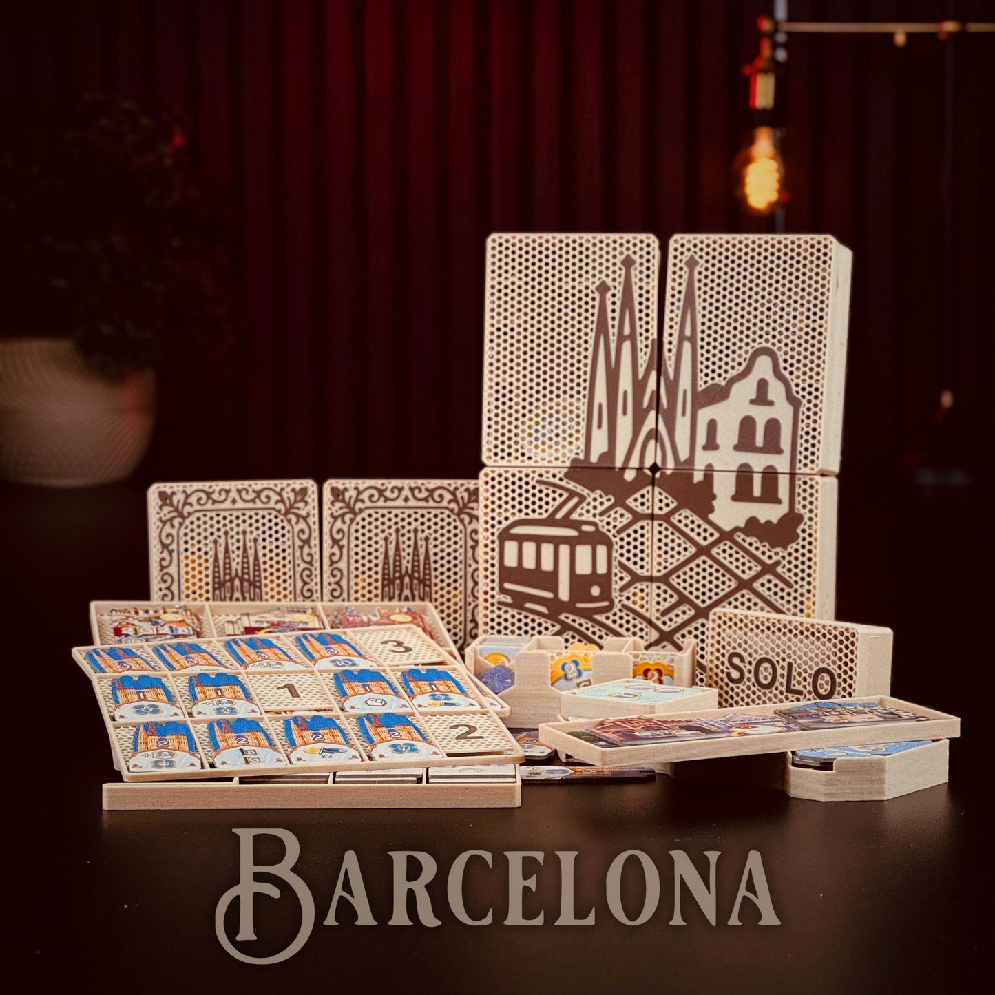Barcelona - board game insert