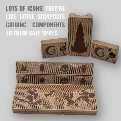 Crown of Ash - board game insert