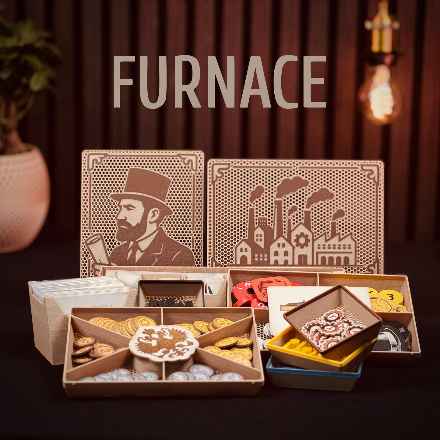 Furnace - board game insert