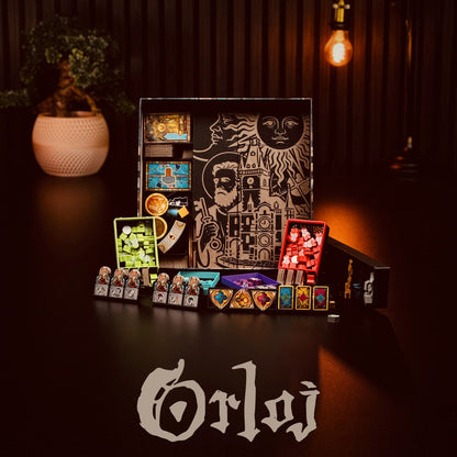 Orloj - insert do deskové hry - (tisknutelné STL soubory)