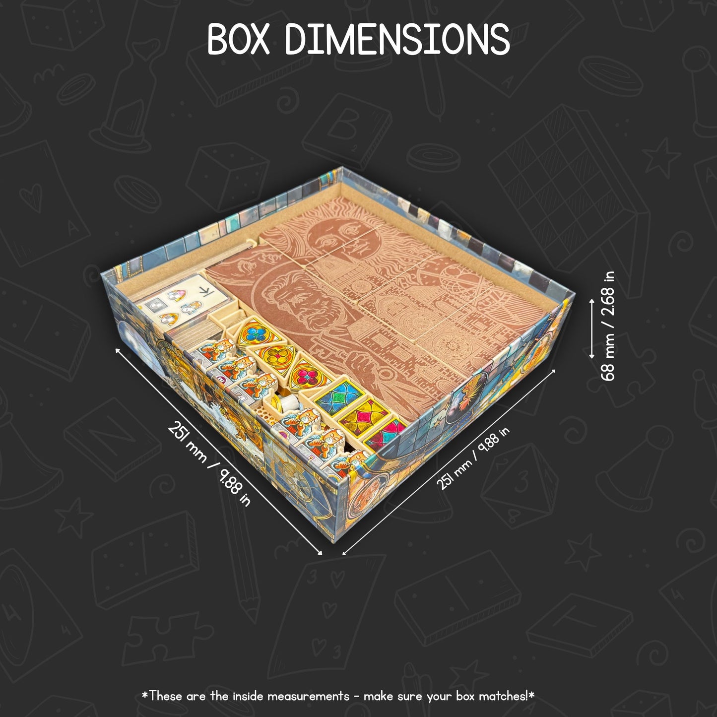 Orloj - insert do deskové hry 10