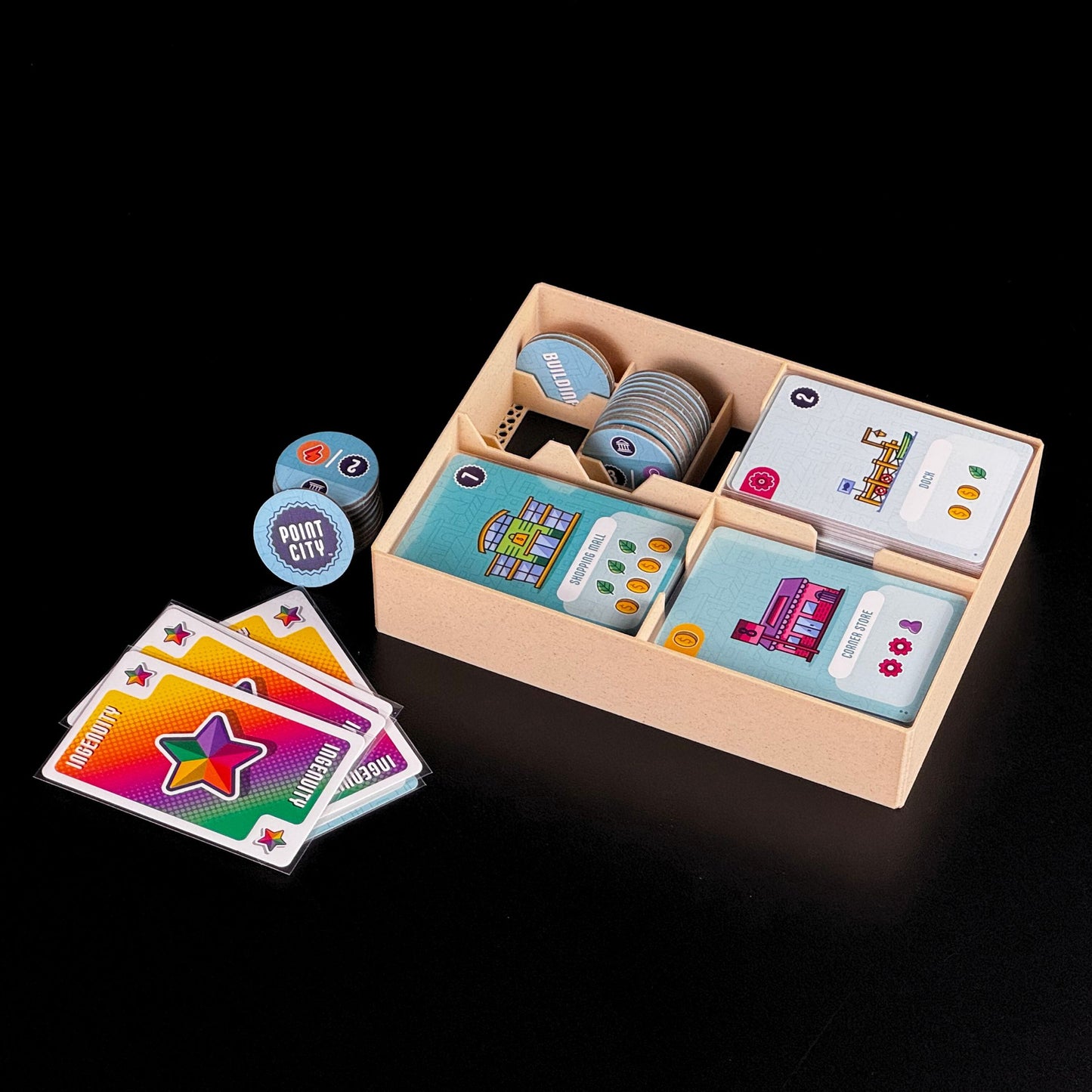 Zboduj město - insert do deskové hry