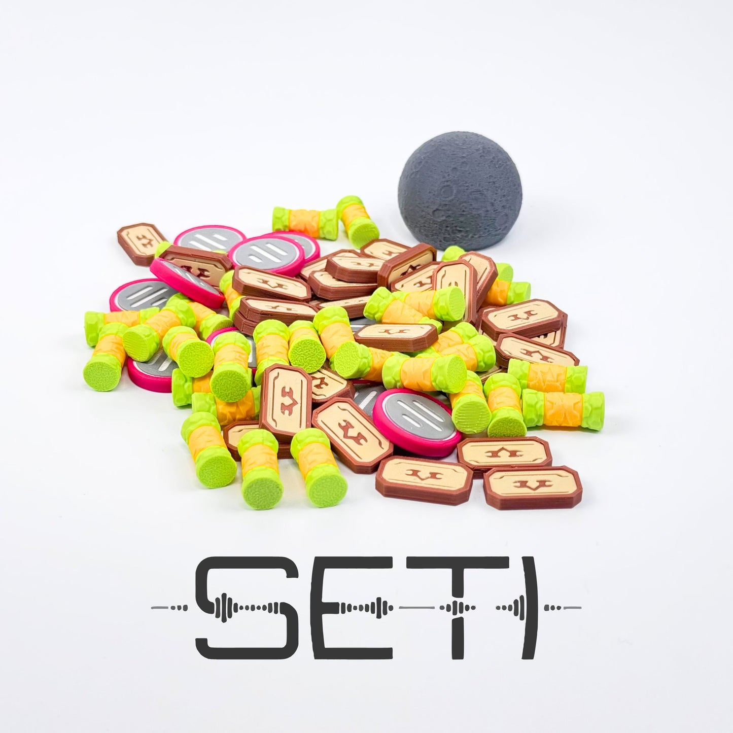 SETI - vylepšené žetony