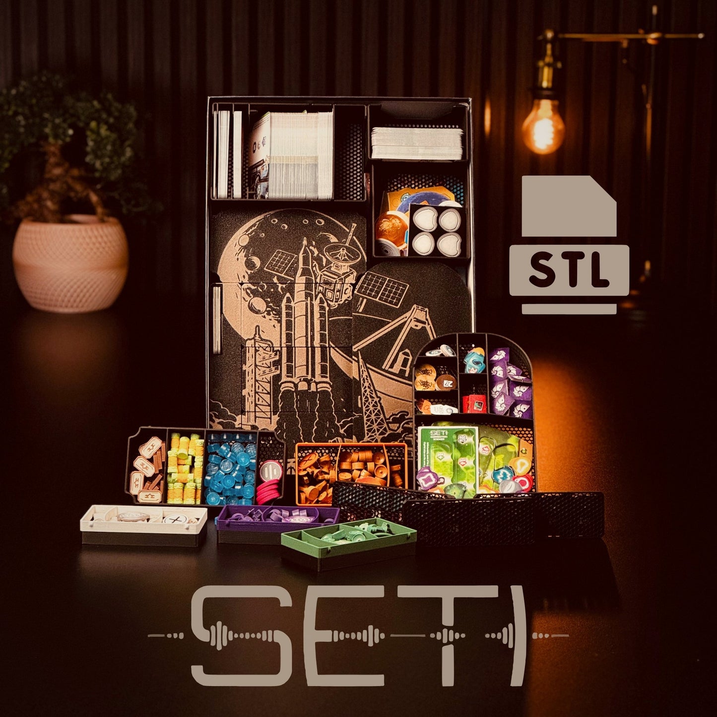 SETI - Tisknutelné STL soubory insertu