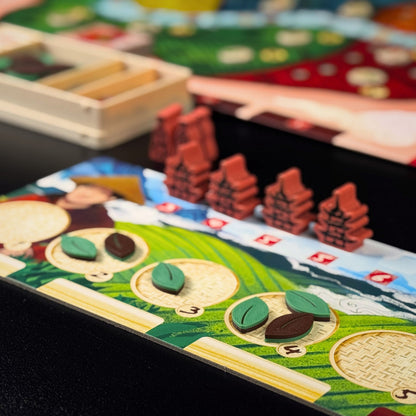 Tea Garden - Upgraded tokens for board game